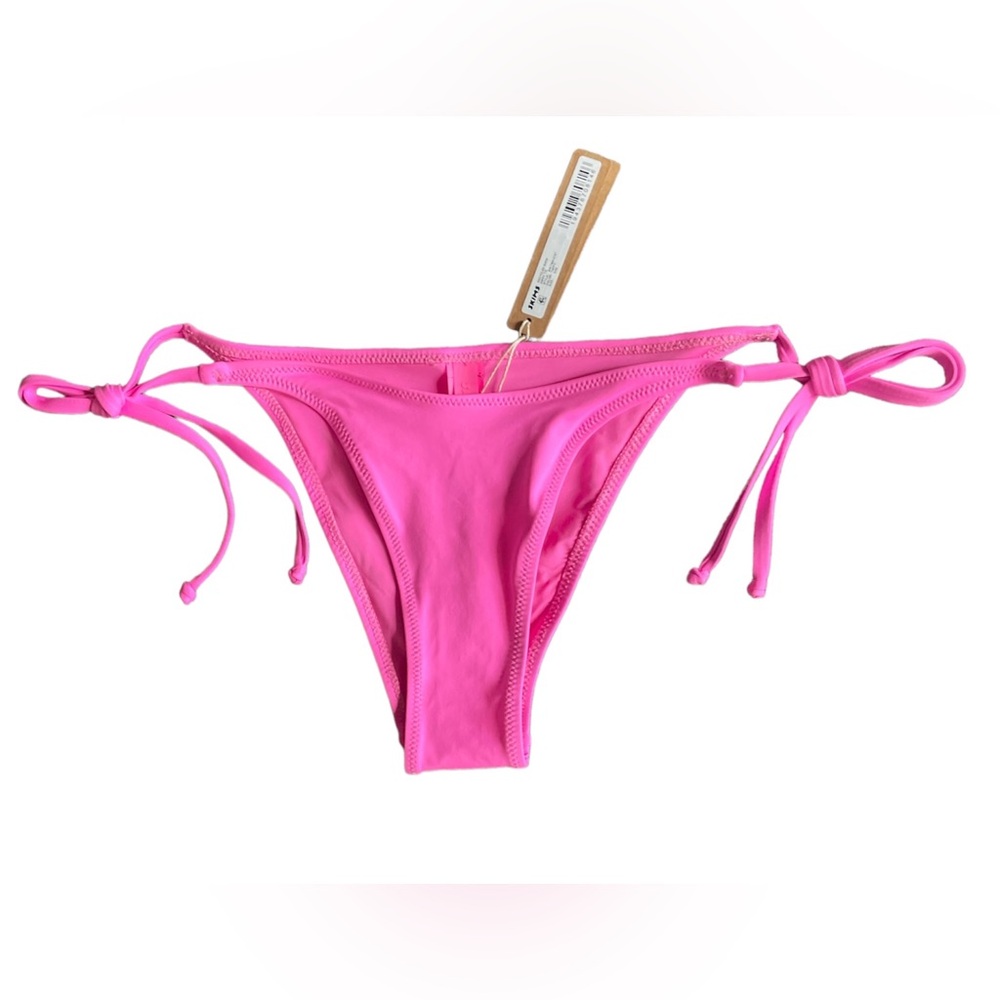 SKIMS SWIM DIPPED TIE BOTTOMS Pink size XXS
